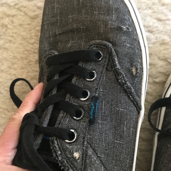 Vans Dark Gray Sz 7.5 - Picture 6 of 6